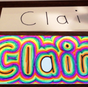 Rainbow Name Design